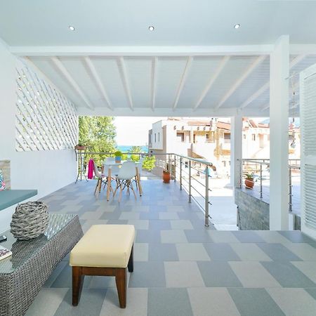 Golden Beachside Terrace Chrysi Ammoudia Ngoại thất bức ảnh