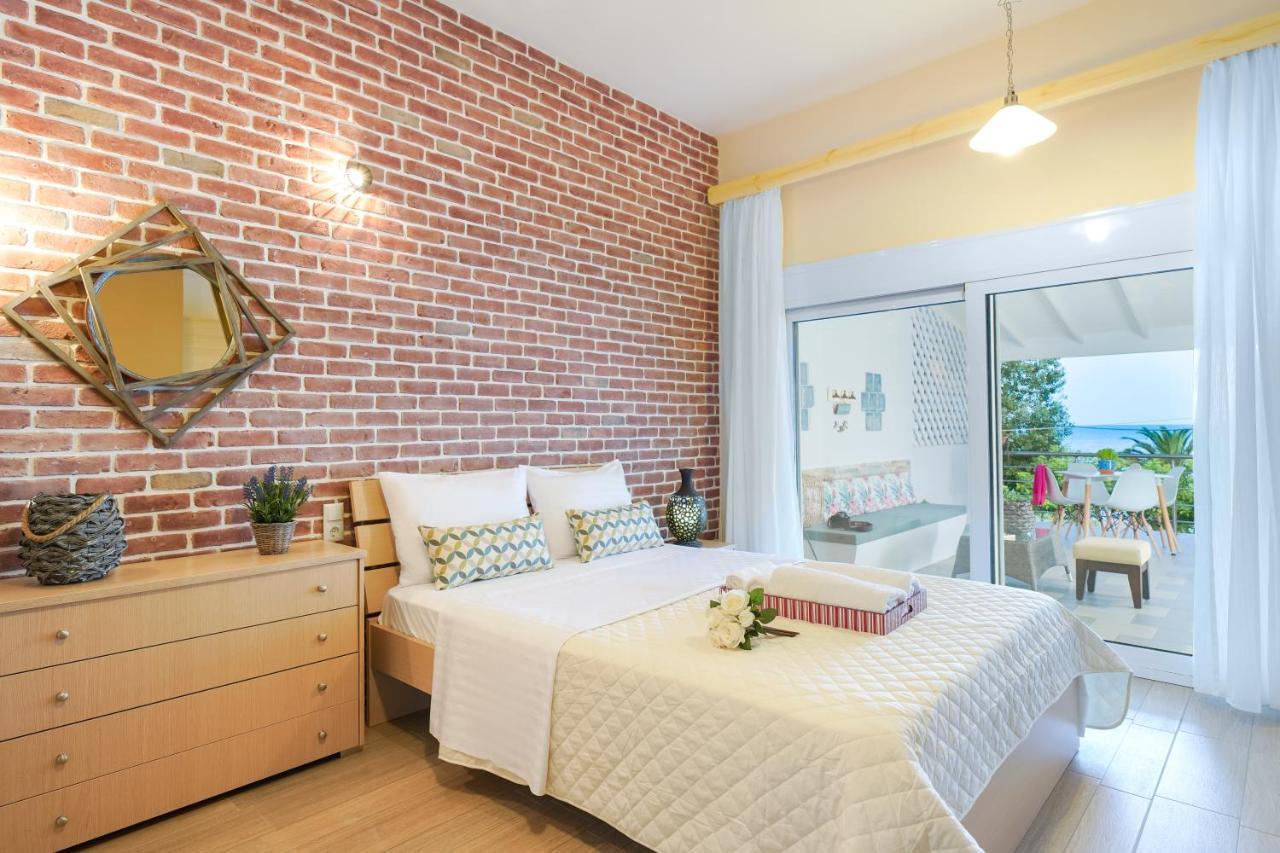 Golden Beachside Terrace Chrysi Ammoudia Ngoại thất bức ảnh