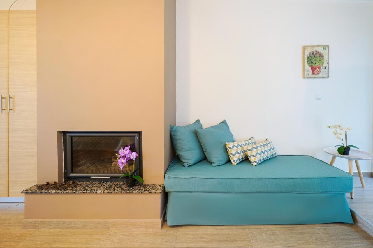 Golden Beachside Terrace Chrysi Ammoudia Ngoại thất bức ảnh