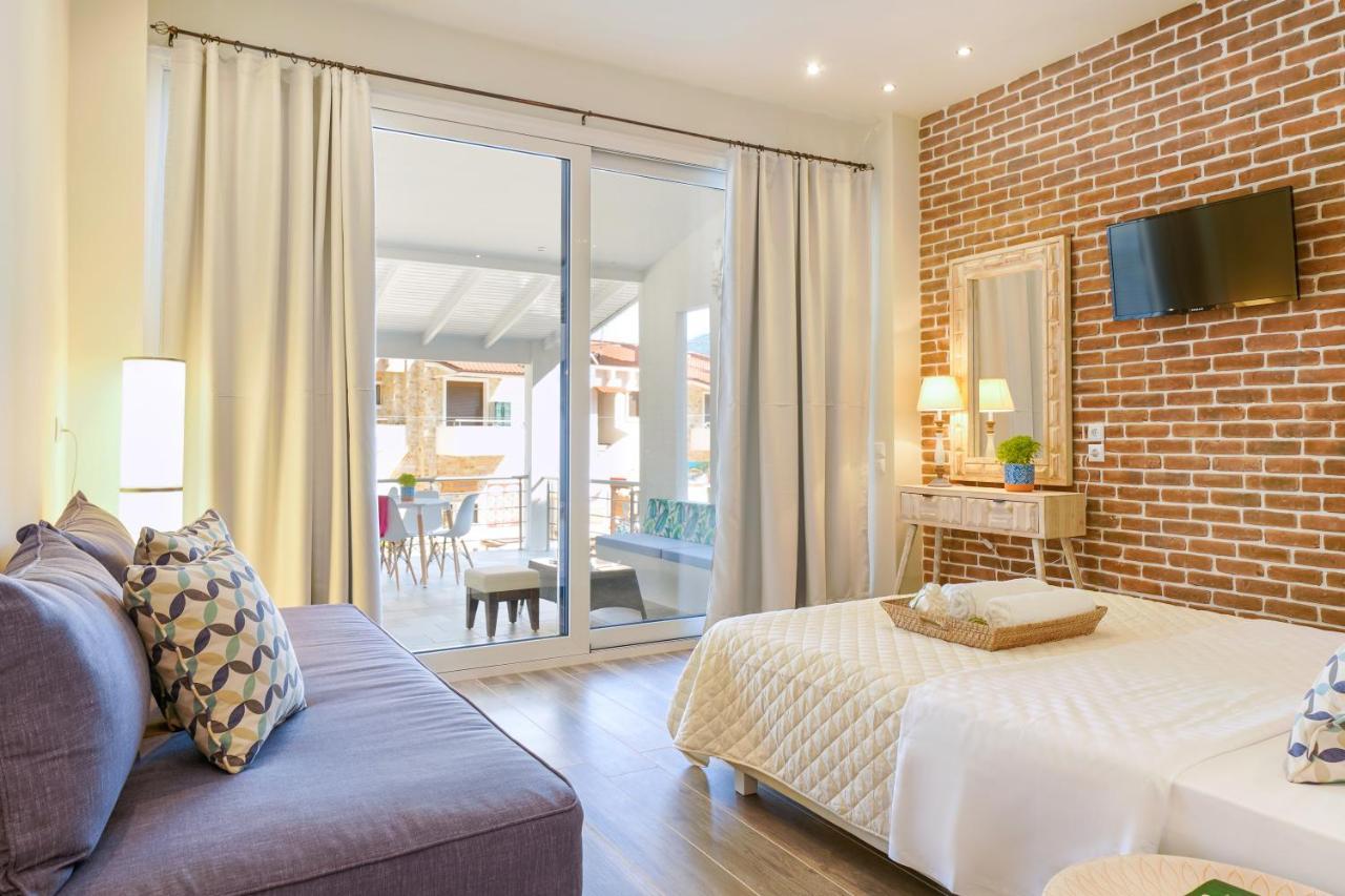 Golden Beachside Terrace Chrysi Ammoudia Ngoại thất bức ảnh