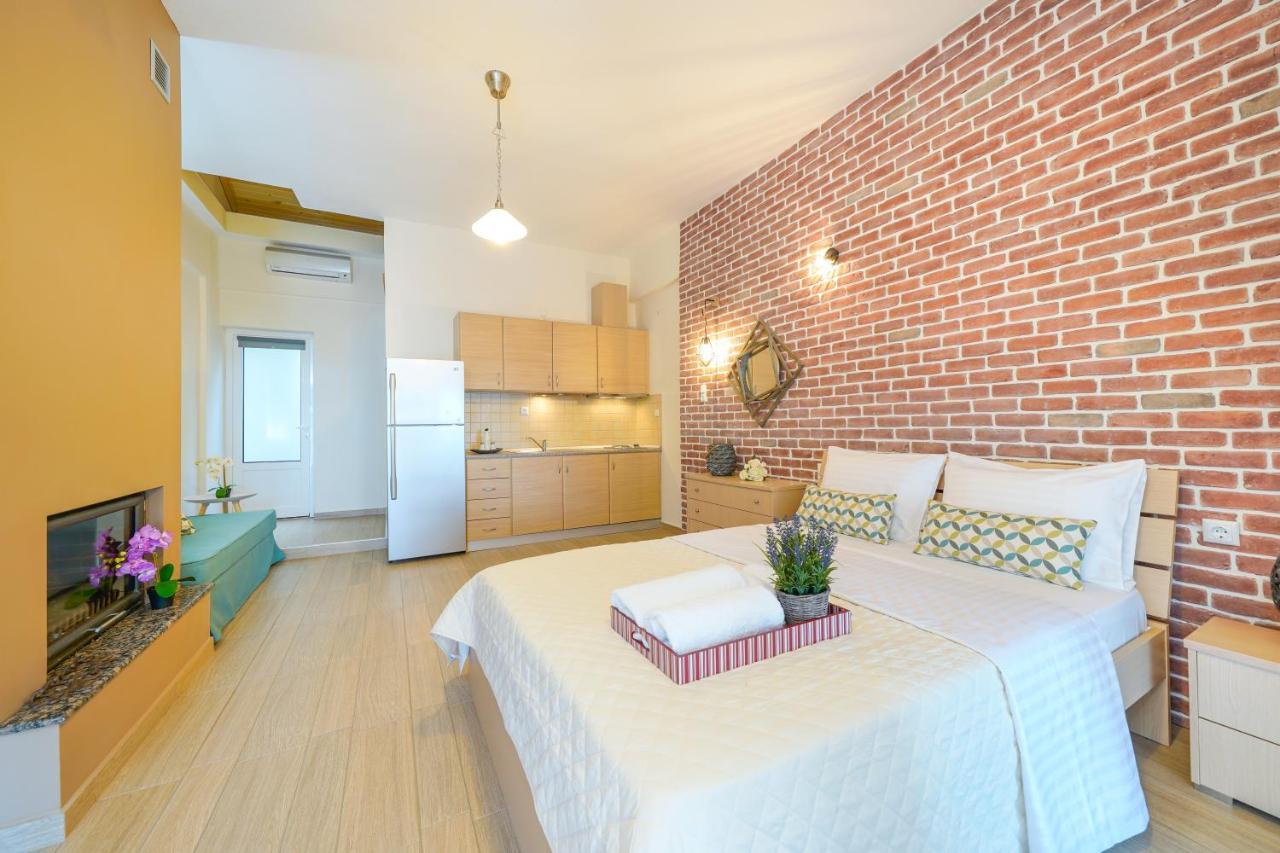 Golden Beachside Terrace Chrysi Ammoudia Ngoại thất bức ảnh