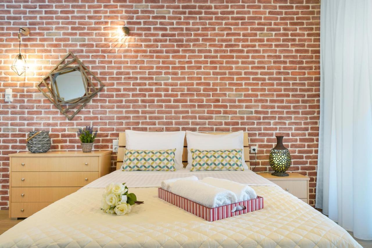 Golden Beachside Terrace Chrysi Ammoudia Ngoại thất bức ảnh